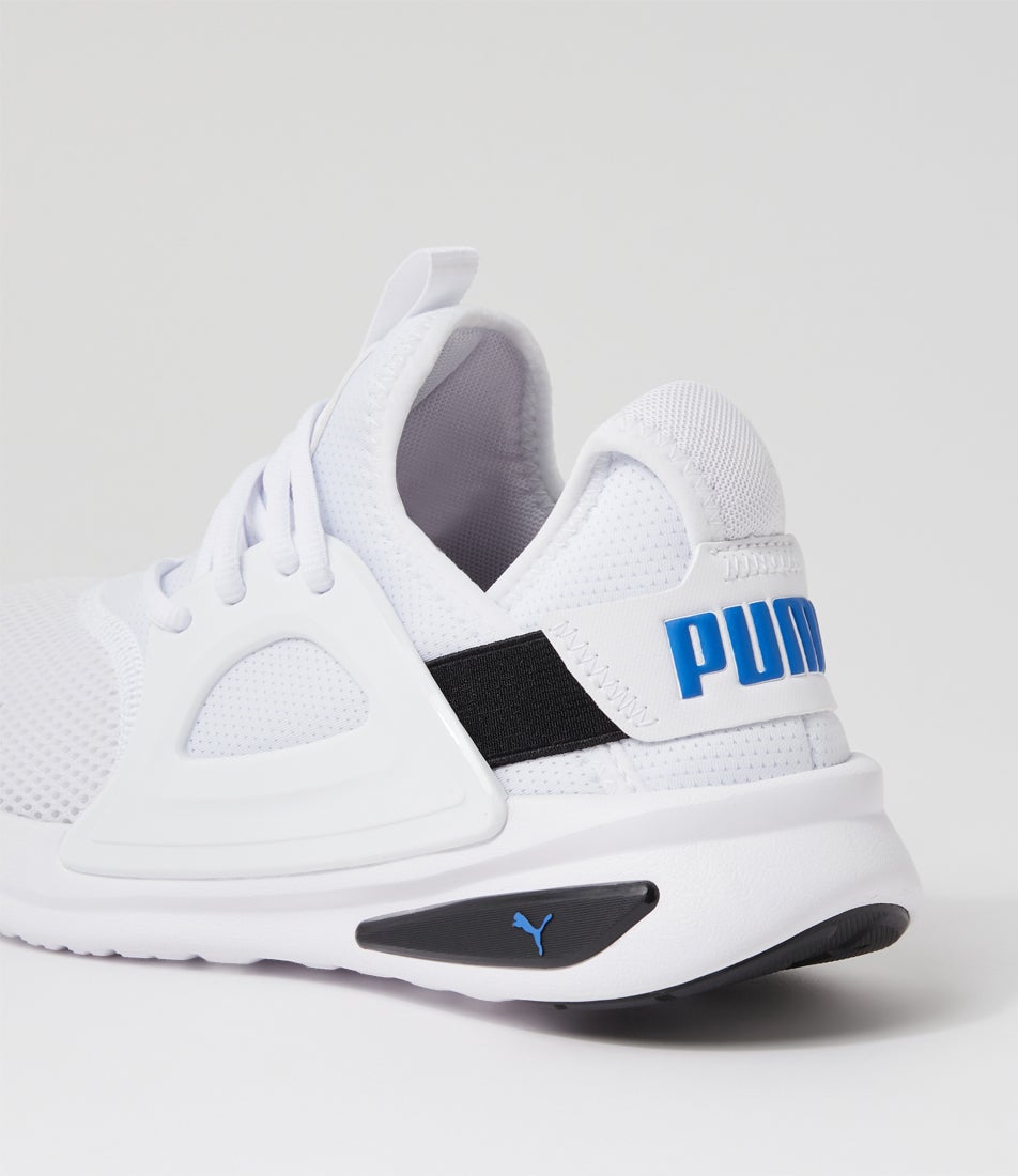 Softride Enzo Evolve White Blue Black Mesh Sneakers