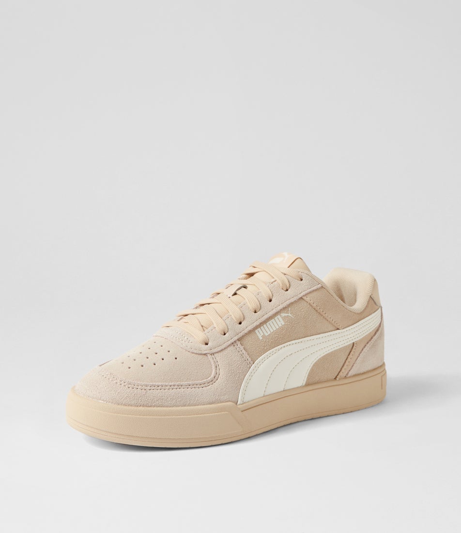 Puma Caven Granola Frosted Ivory Suede Sneakers