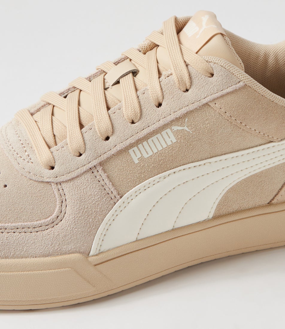 Puma Caven Granola Frosted Ivory Suede Sneakers