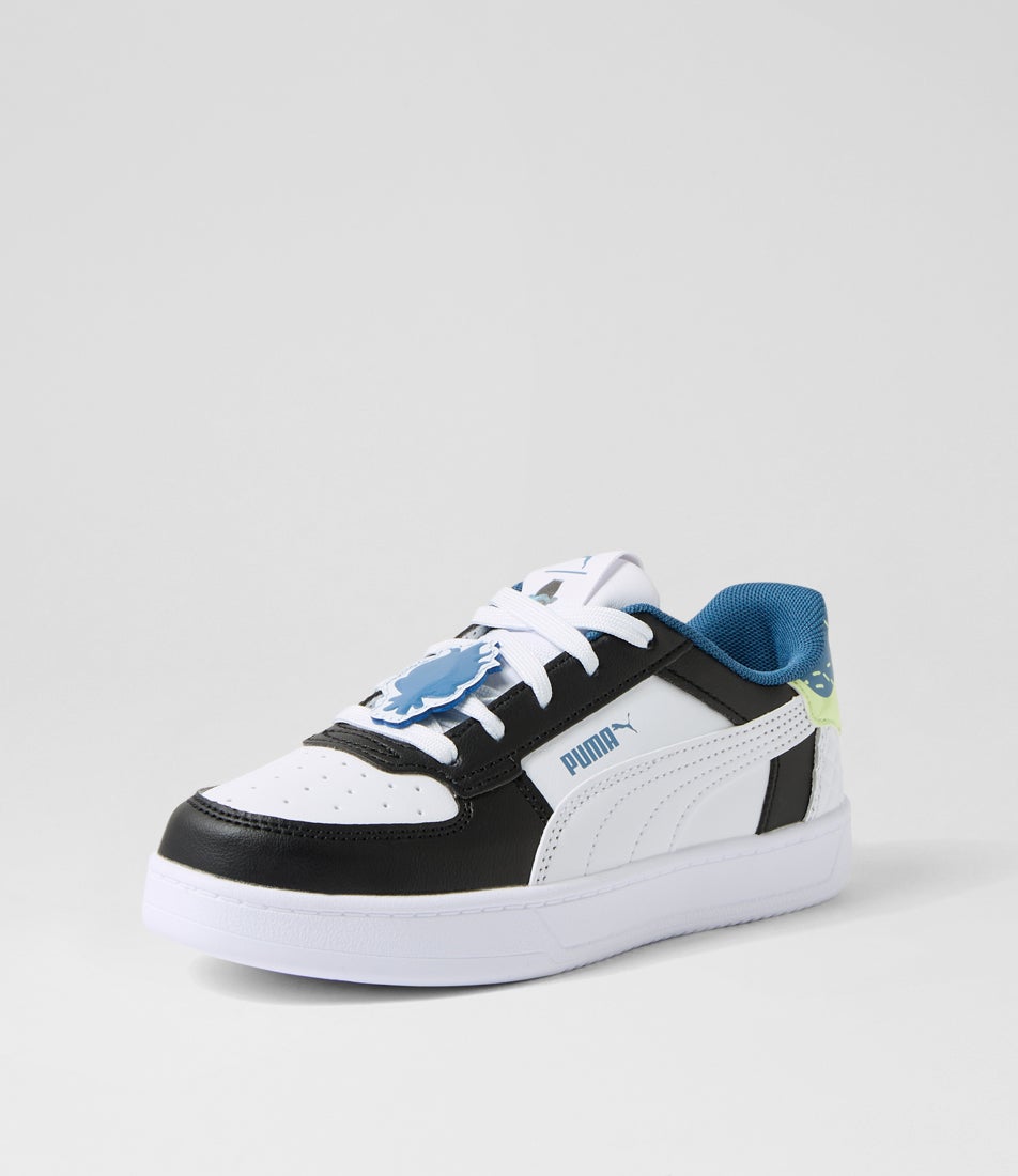 Caven 2 Trolls Junior Black White Blue Sneakers