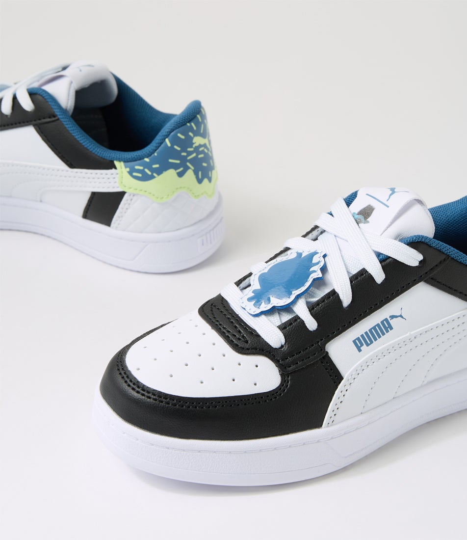 Caven 2 Trolls Junior Black White Blue Sneakers