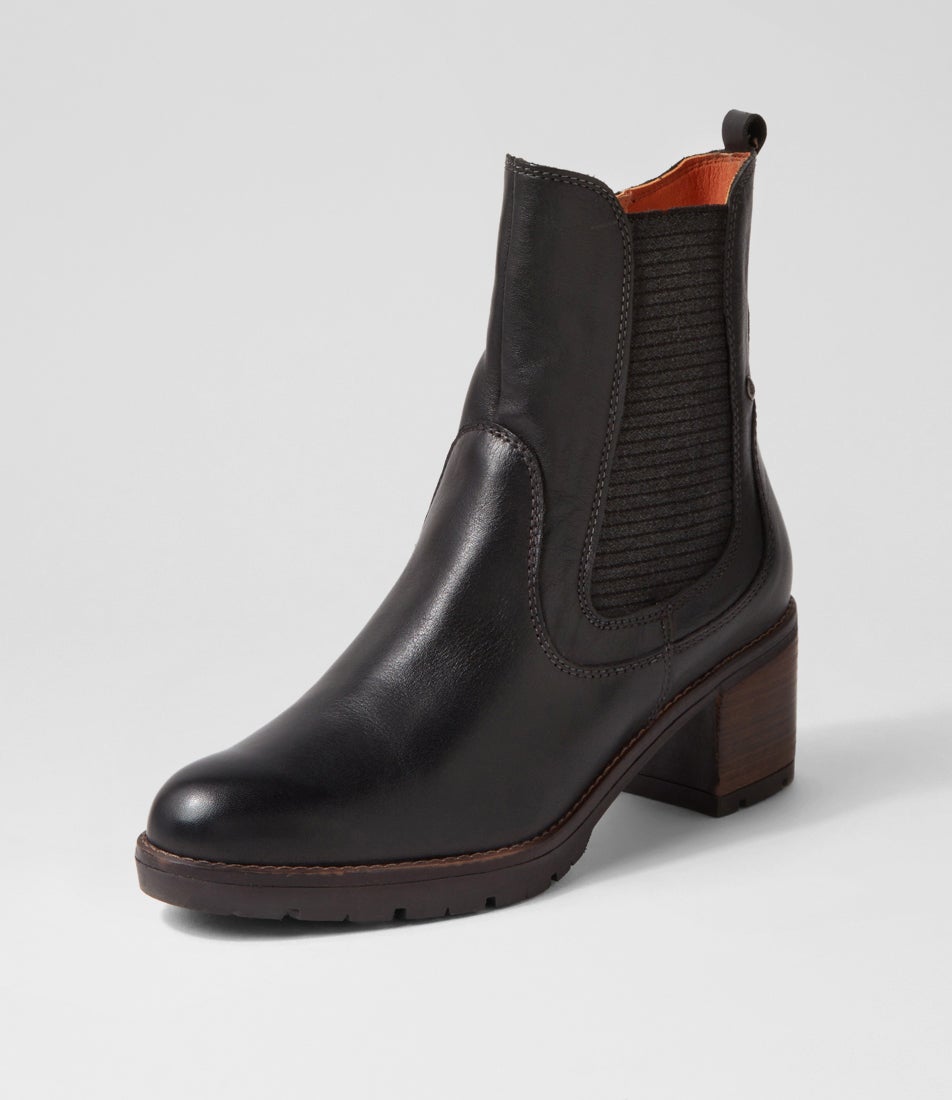 Llanes 48 Black Leather Chelsea Boots