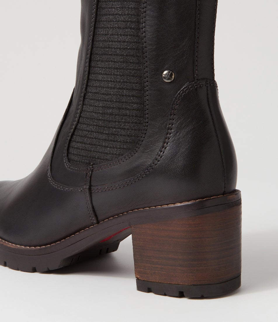 Llanes 48 Black Leather Chelsea Boots