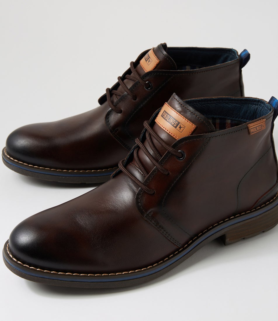 York 27 Olmo Leather Lace Up Boots