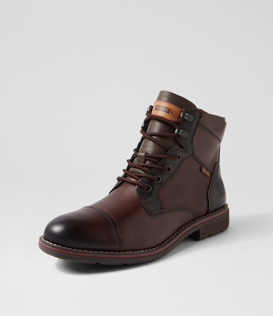 York 56 Olmo Leather Lace Up Boots