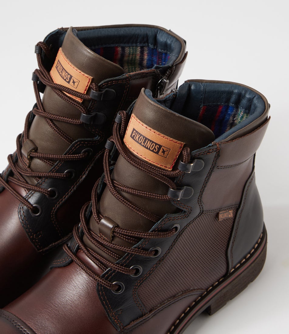 York 56 Olmo Leather Lace Up Boots