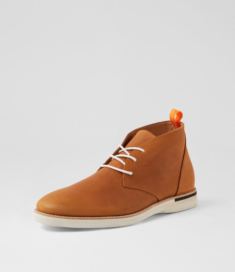 Chukka M Cognac Leather Ankle Boots