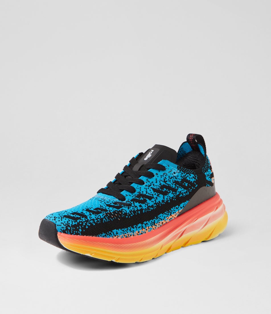 Bolt V2 Teal Black Blaze Fabric Sneakers