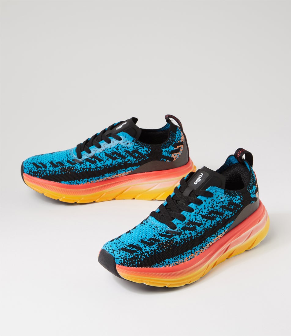 Bolt V2 Teal Black Blaze Fabric Sneakers