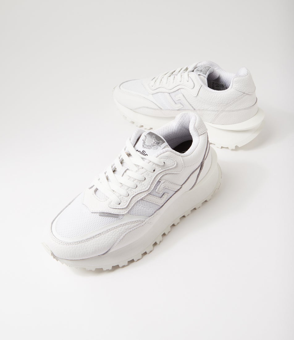 Kentu M All White Leather Sneakers