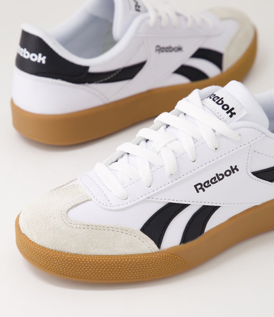Smash Edge Suede W White Black Gum Suede Sneakers