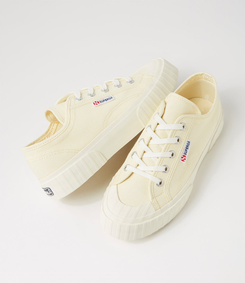 2630 Stripe Beige Natural Canvas Sneakers 2630 Stripe Beige Natural Canvas Sneakers