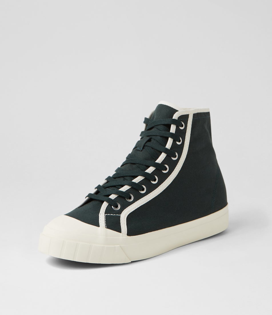 3192 Campionato Basket Dark Forest Canvas Sneakers 3192 Campionato Basket Dark Forest Canvas Sneakers