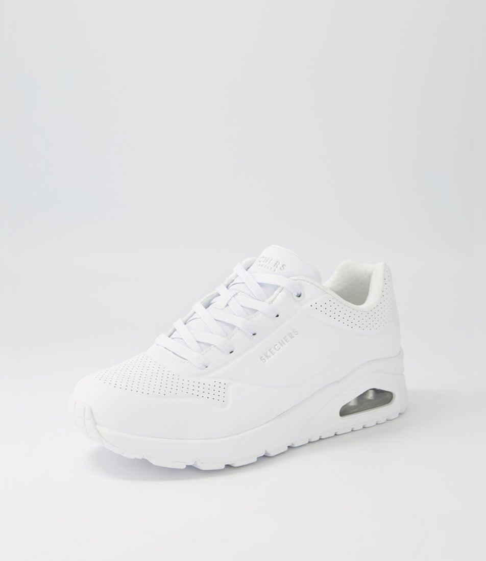 Uno Stand On Air White Sneakers