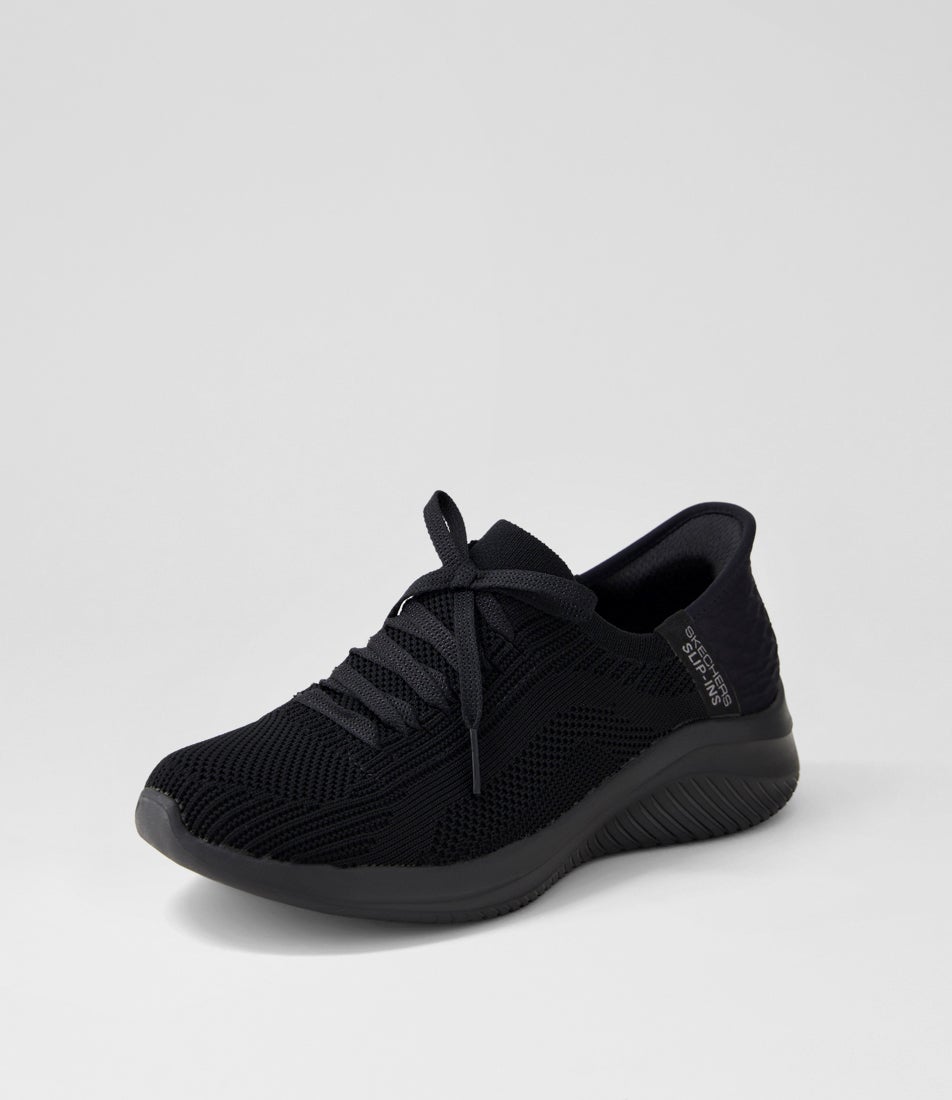 Ultra Flex 3 Black Fabric Sneakers Ultra Flex 3 Black Fabric Sneakers