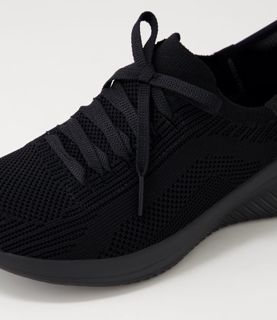 Ultra Flex 3 Black Fabric Sneakers Ultra Flex 3 Black Fabric Sneakers