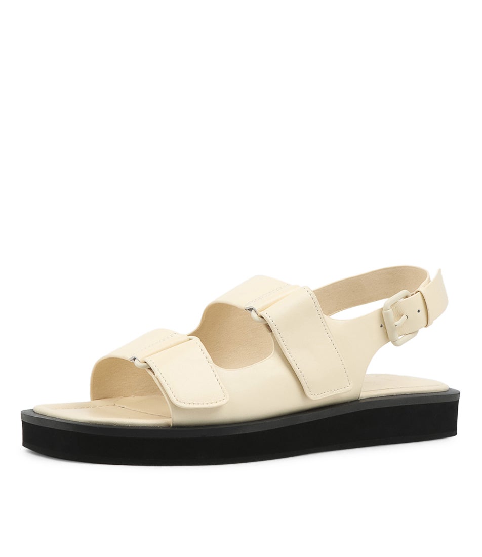 Bora Oat Leather Sandals