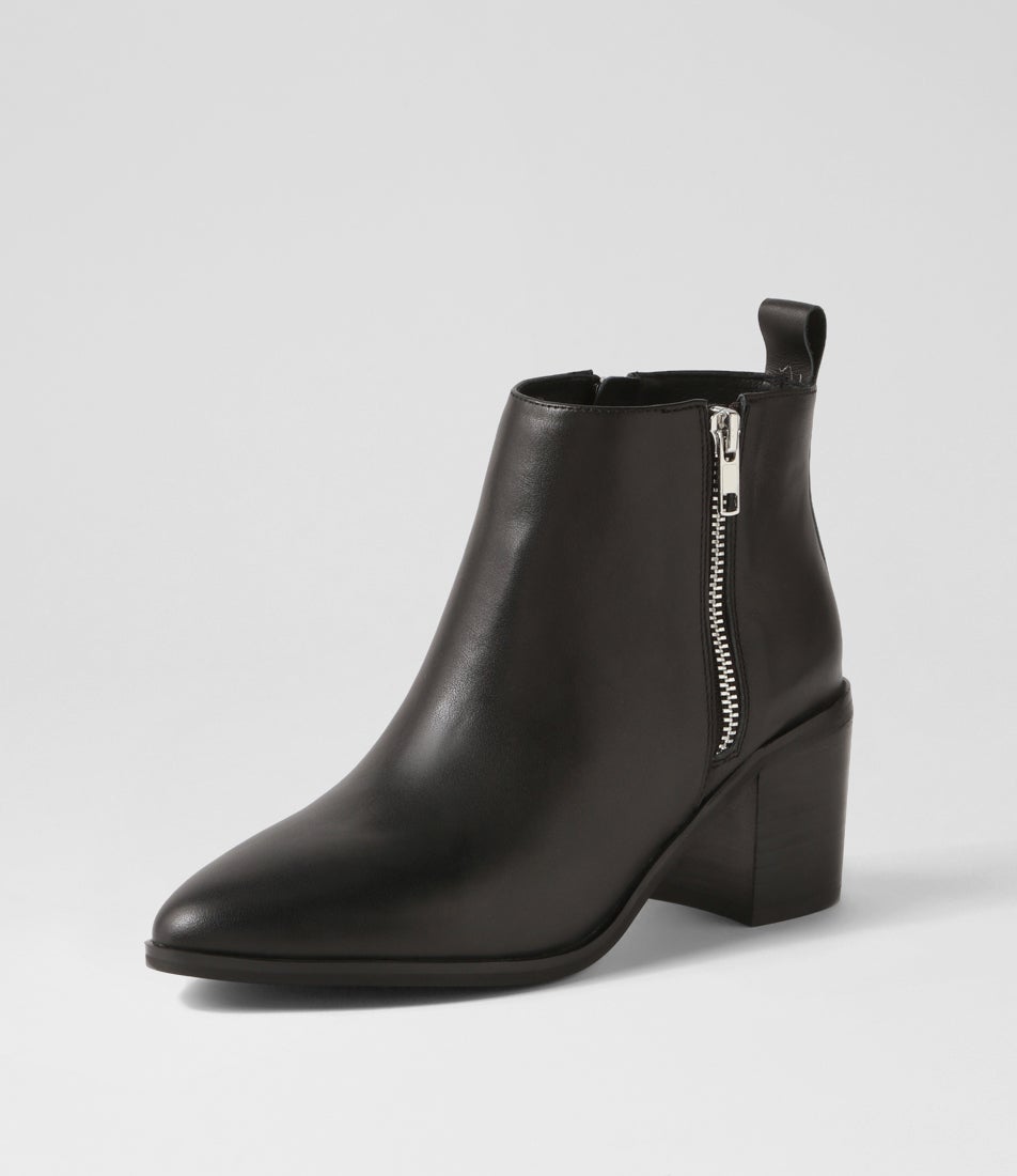 Luca Boot Black Leather Ankle Boots