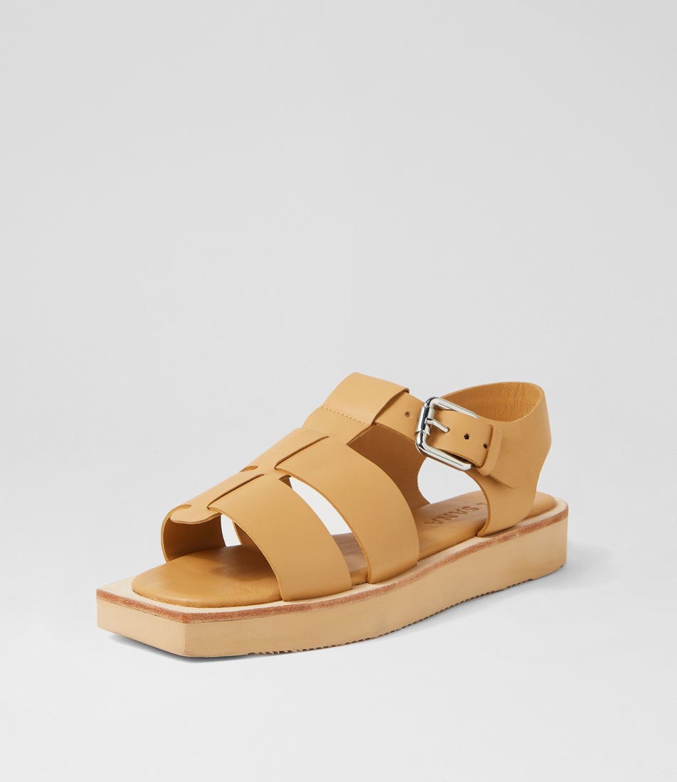 Hawkins Tan Leather Sandals