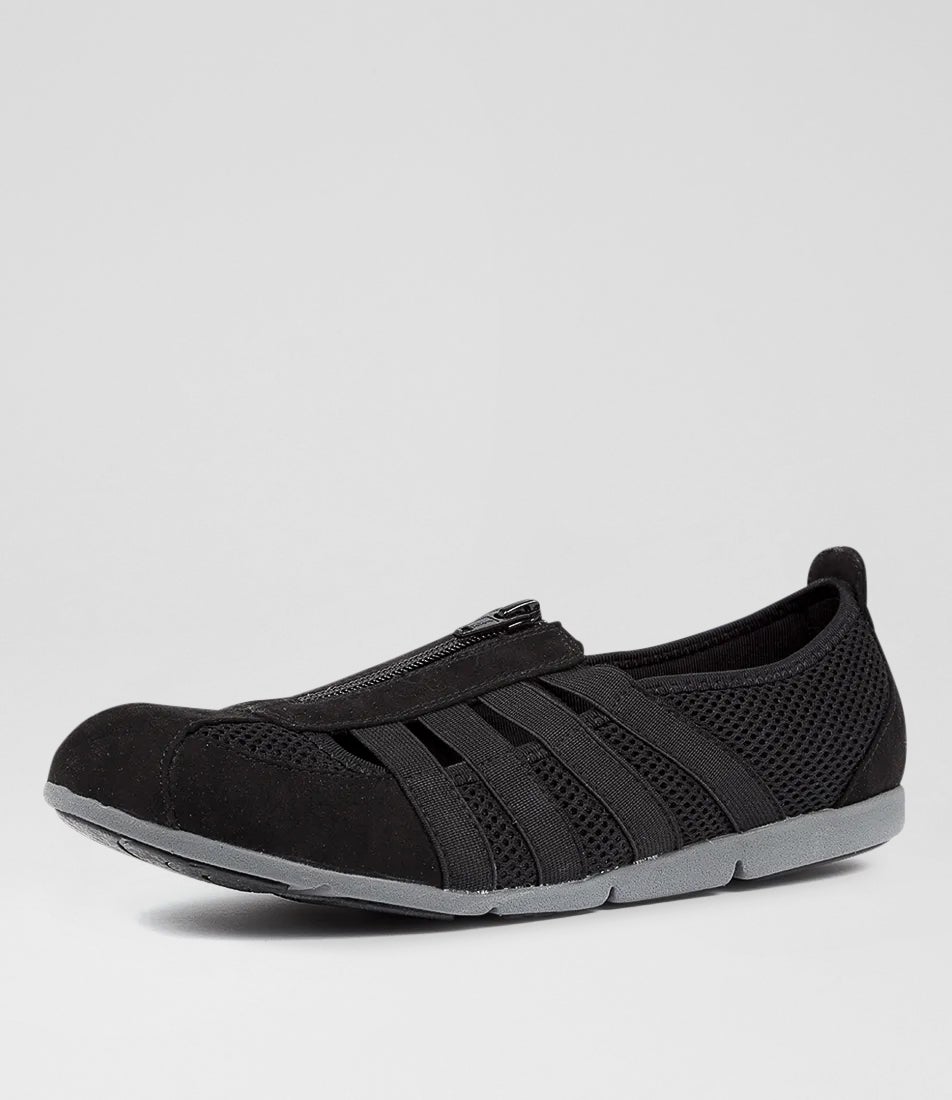 Scottie Black Mesh Sneakers