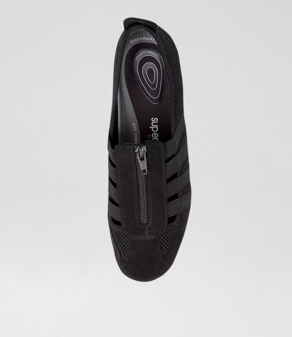 Scottie Black Mesh Sneakers