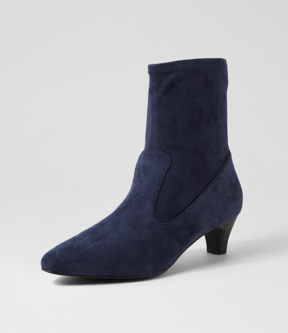 Linsai-Su-Navy-Stretch Microsuede