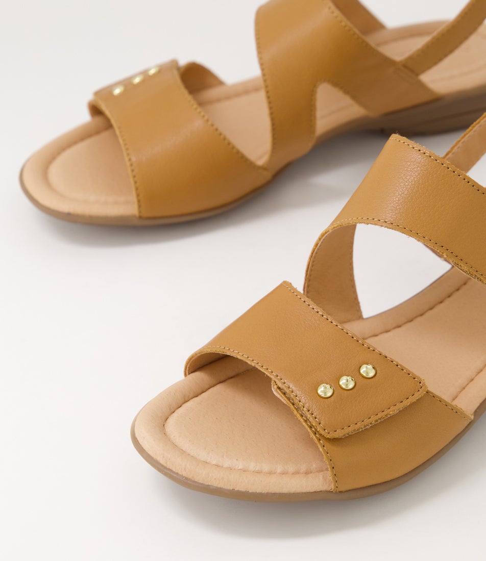 Bills Dark Tan Gum Leather Sandals