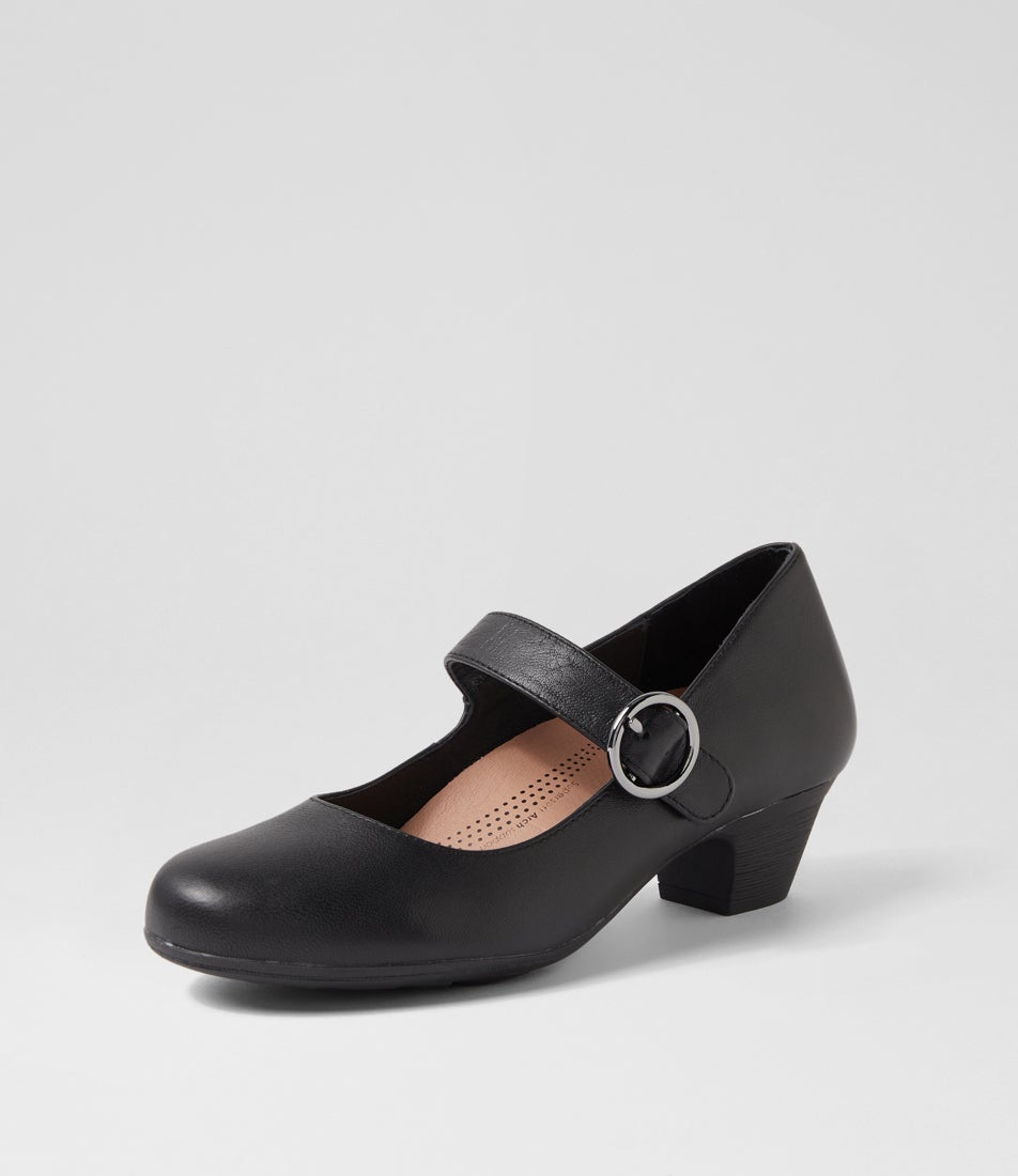 Limited Black Leather Heels