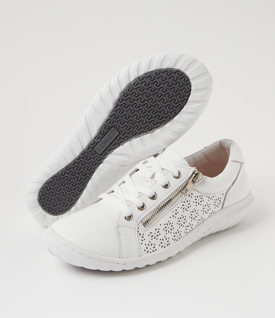 Timmi White Leather Sneakers Timmi White Leather Sneakers