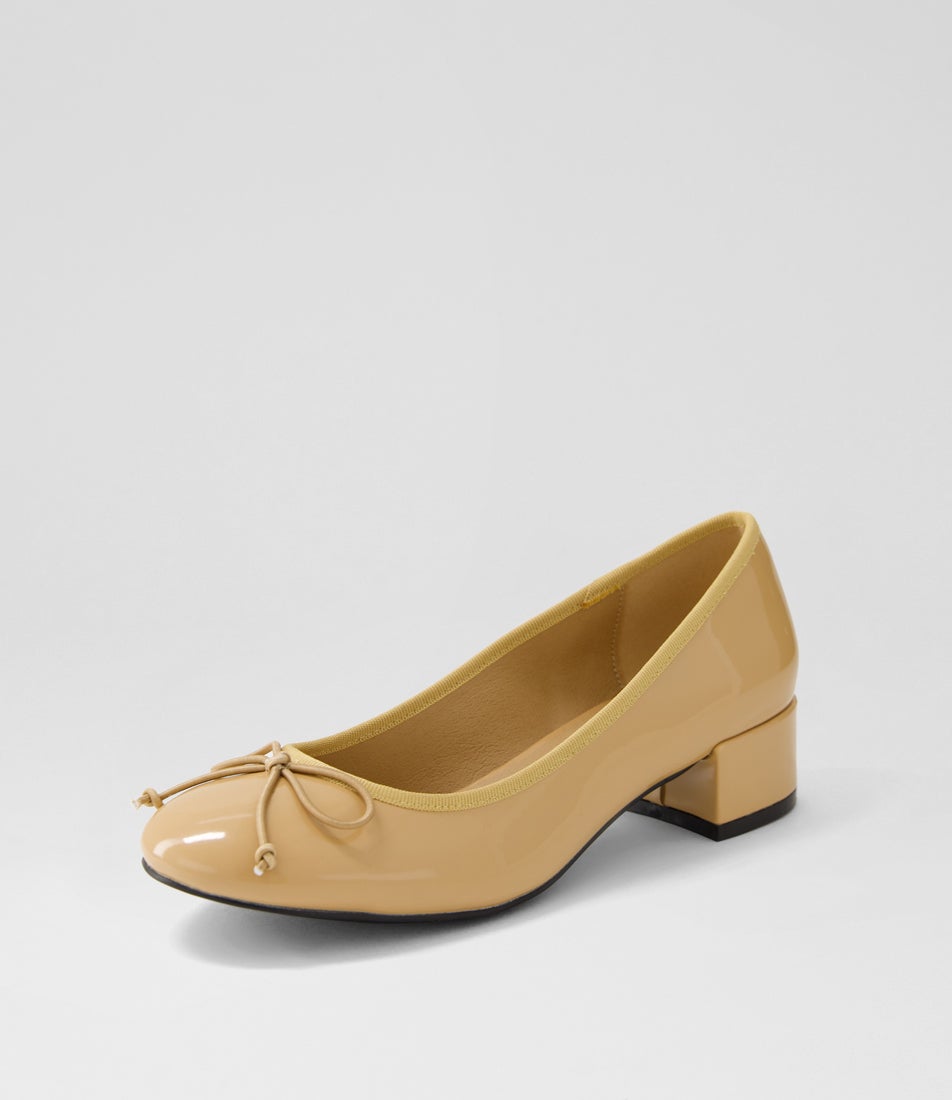 Diana Caramel Patent Pu Heels
