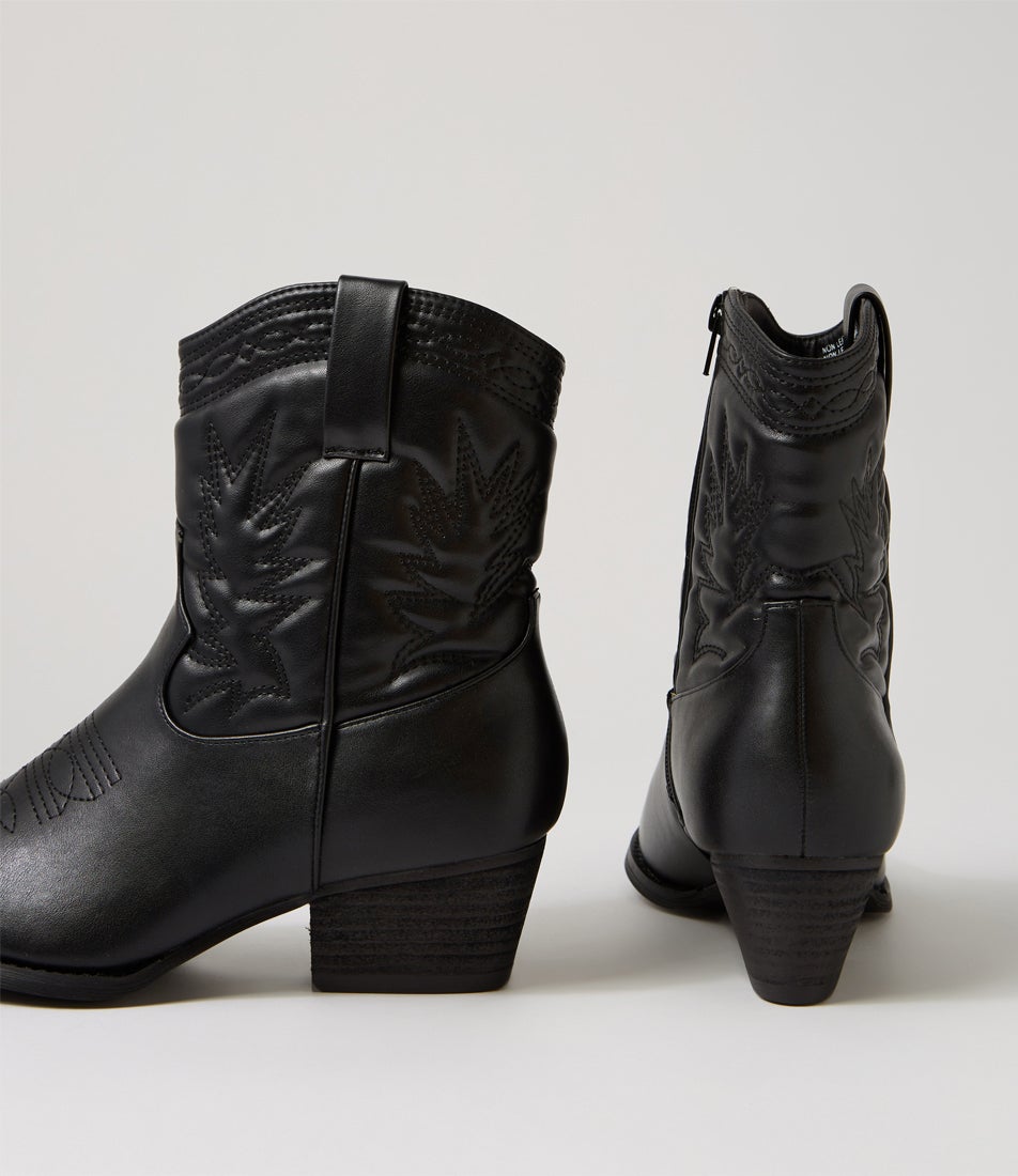 Wilder Black Ankle Boots