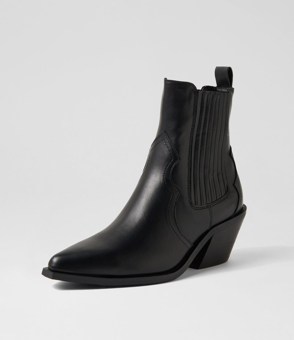 Forum Black Ankle Boots