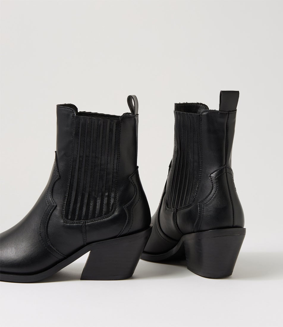 Forum Black Ankle Boots