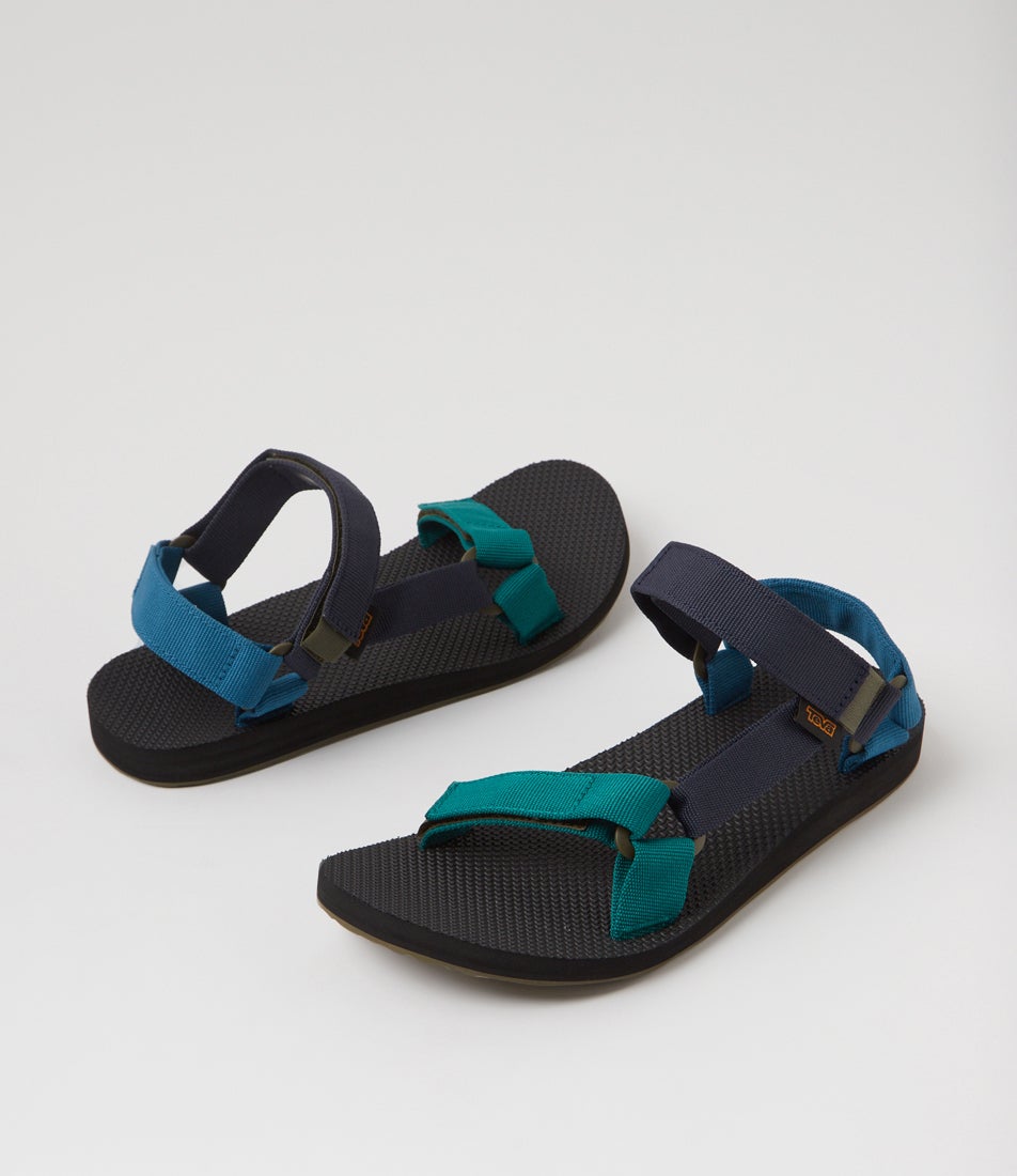 M Original Universal Navy Multi Fabric Sandals
