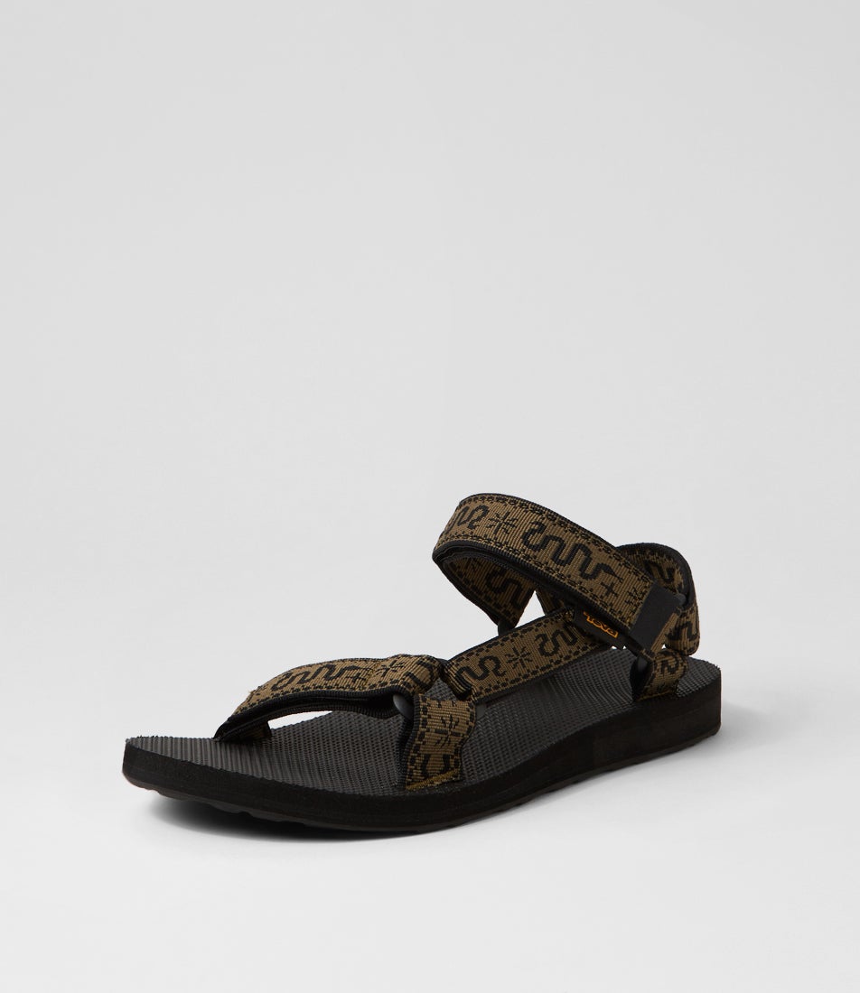 M Original Universal Bandana Dark Olive Fabric Sandals