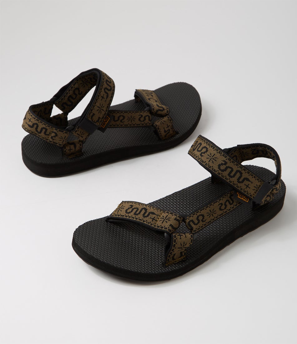 M Original Universal Bandana Dark Olive Fabric Sandals