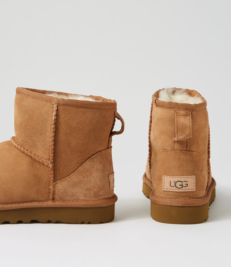 Classic Mini 2 Chestnut Sheepskin Calf Boots