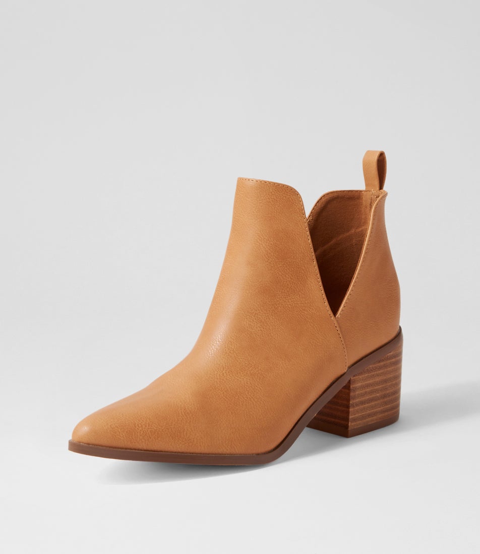 Fierce Caramel Ankle Boots