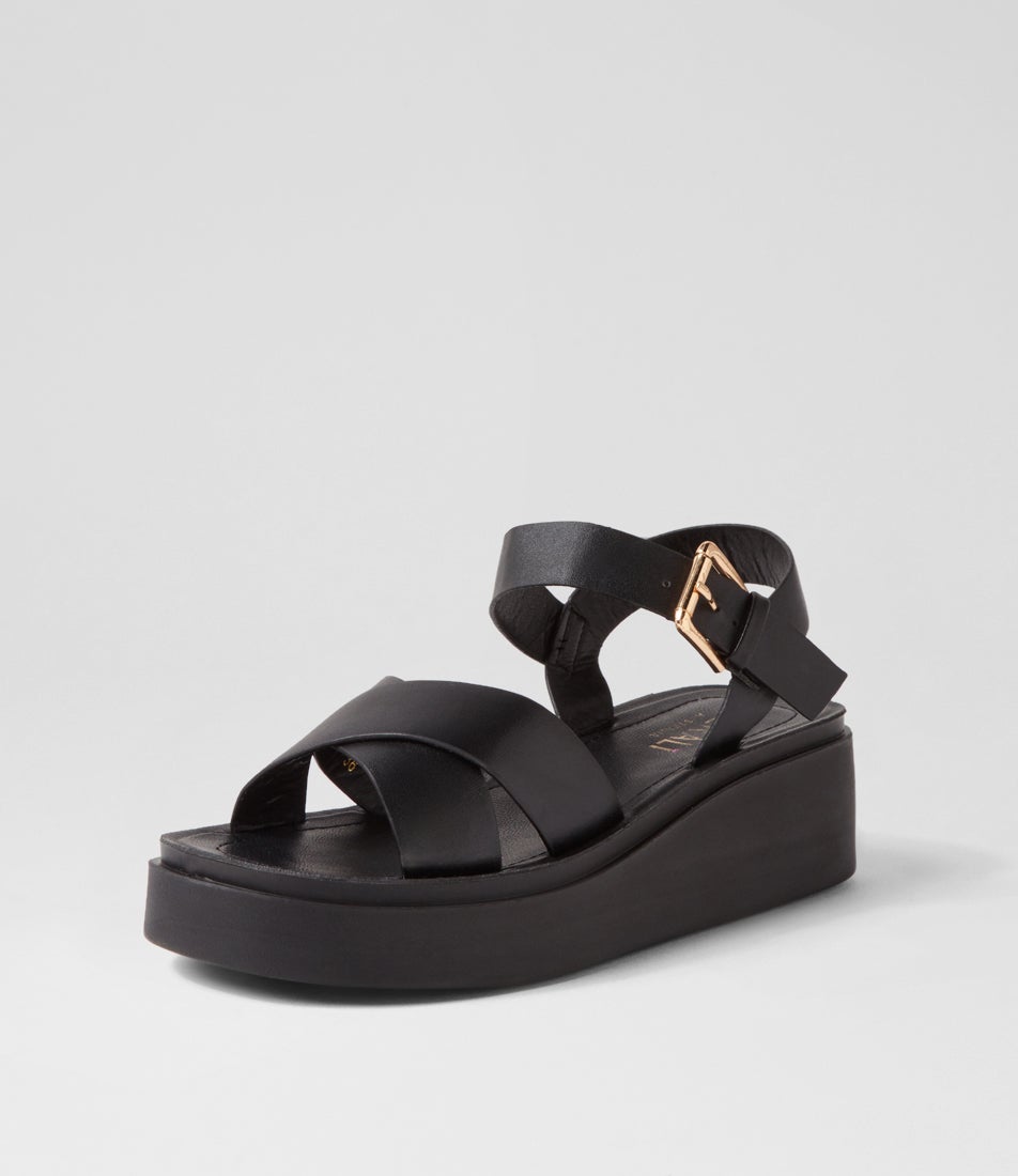 Radar Black Sandals