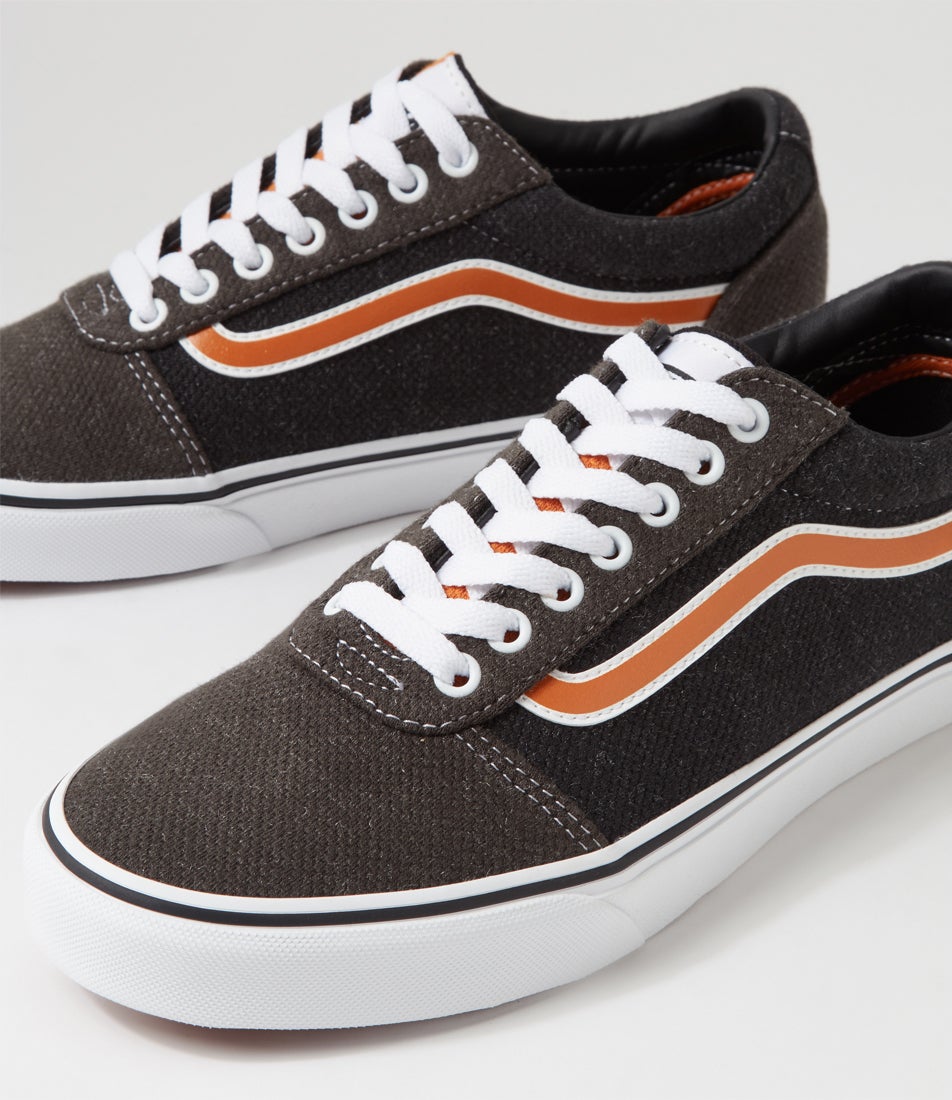 Ward M Dark Grey White Fabric Sneakers Ward M Dark Grey White Fabric Sneakers