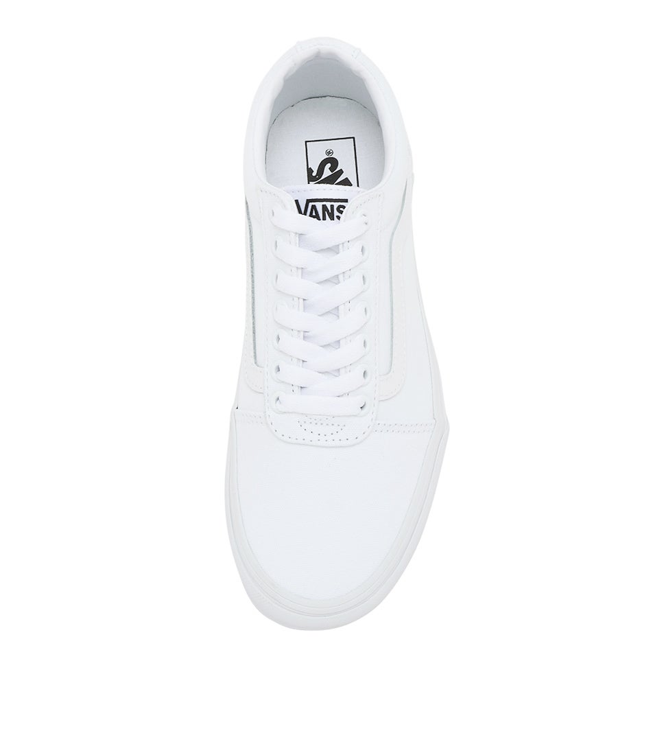 Ward M White White Canvas Sneakers