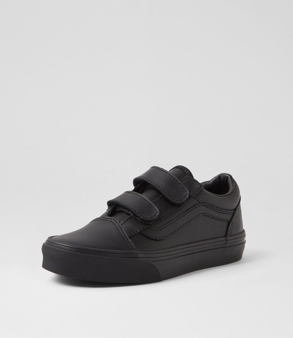 Old Skool Junior Black Mono Sneakers