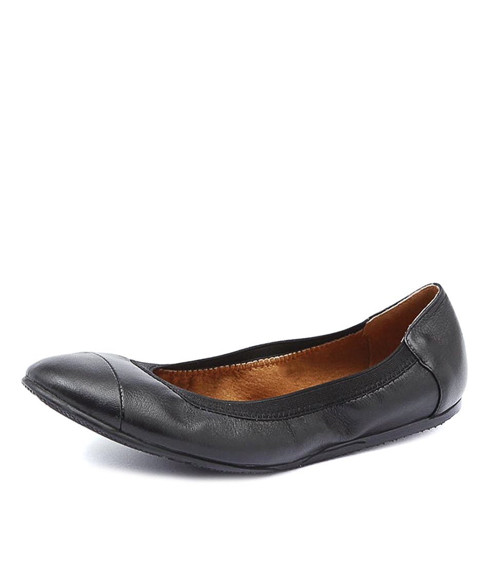 Ava Ballet-Black-Leather
