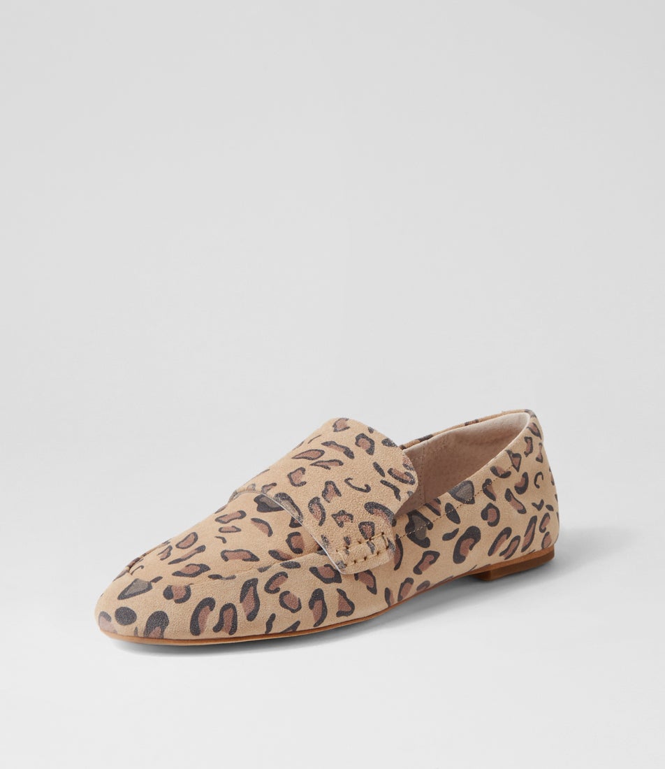 Dutch Safari Leopard Suede Loafers