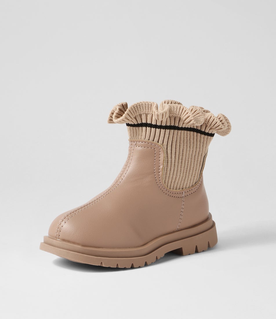 Flora Boot Tot Neutral Chelsea Boots
