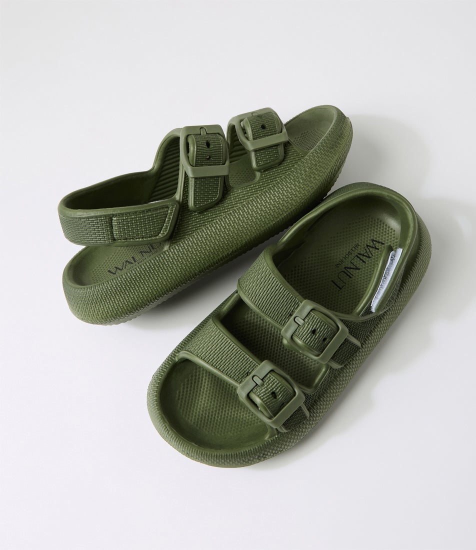 Jamie Tot Khaki Eva Sandals