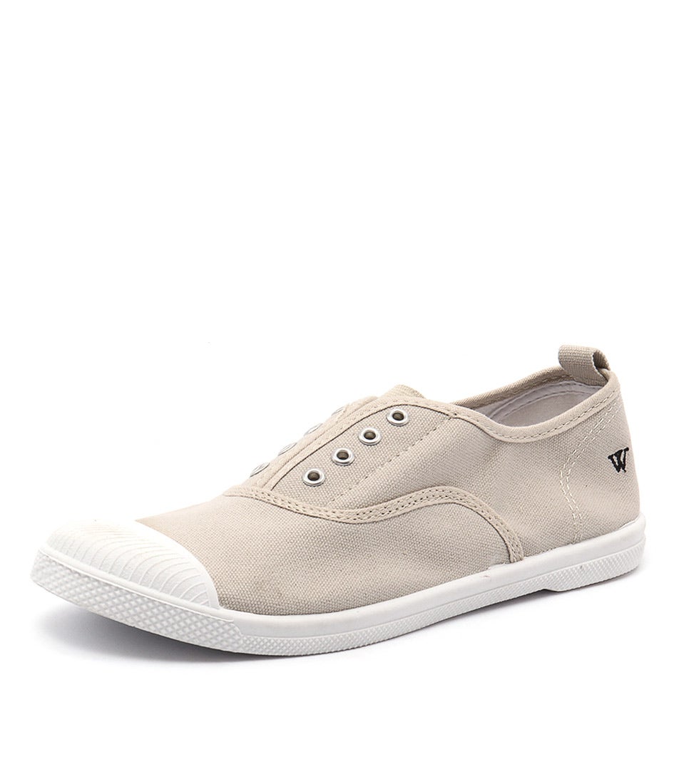 Euro Plimsole-Sand-Fabric