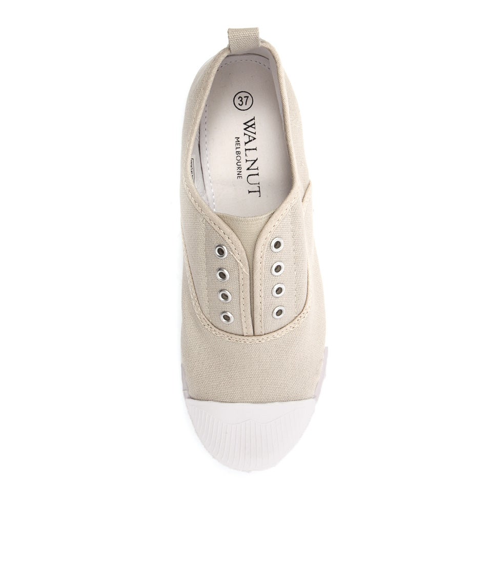 Euro Plimsole-Sand-Fabric