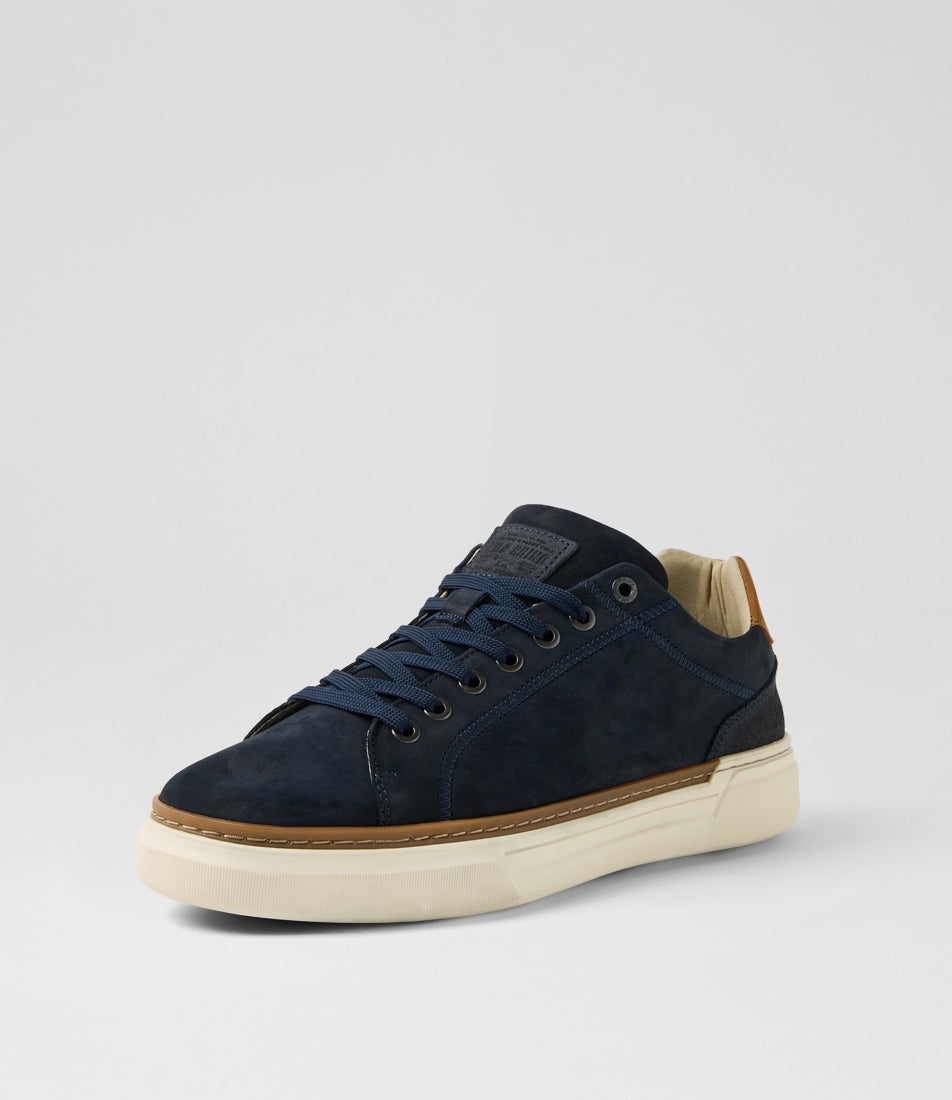 Times Navy Nubuck Sneakers