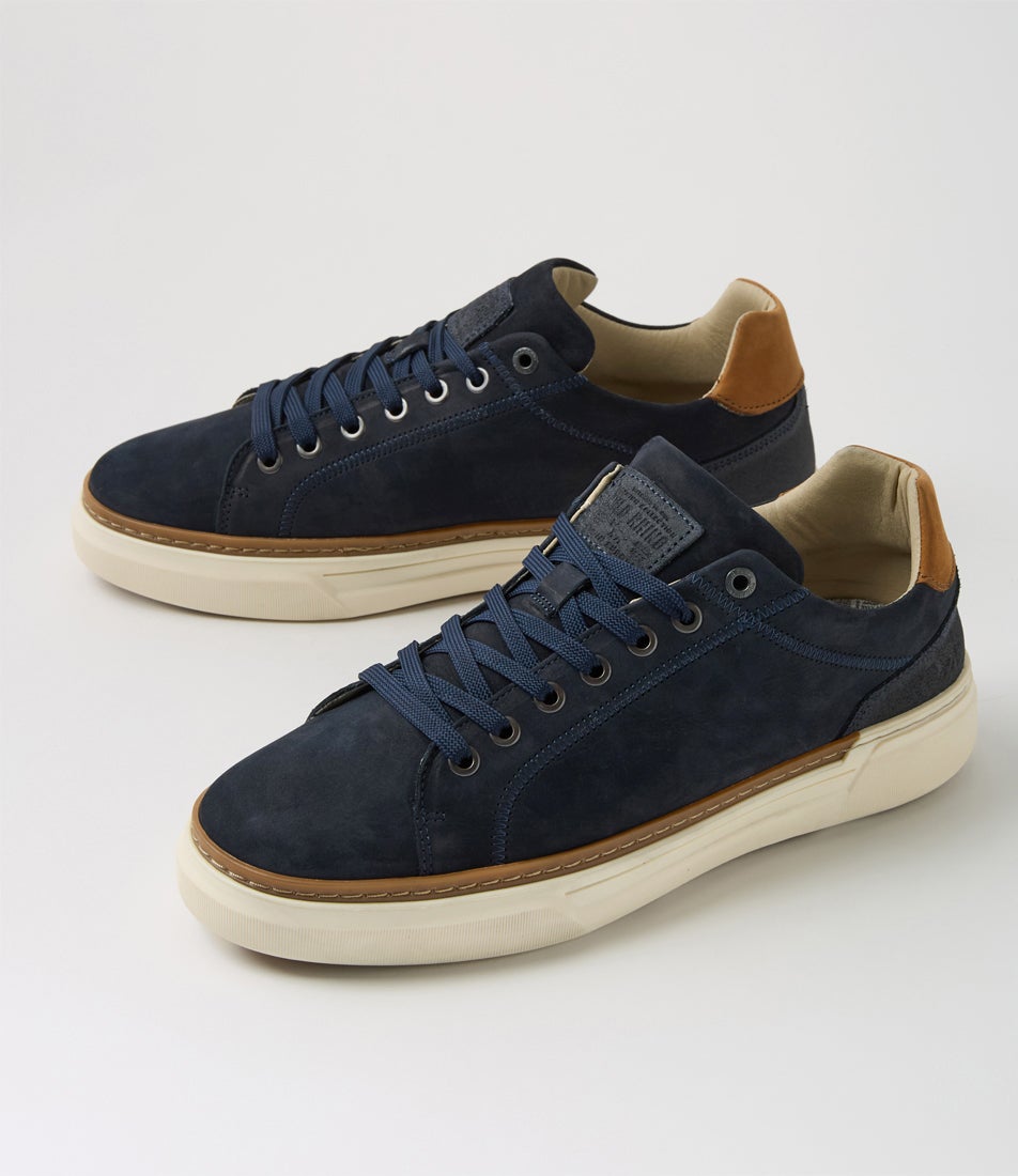 Times Navy Nubuck Sneakers